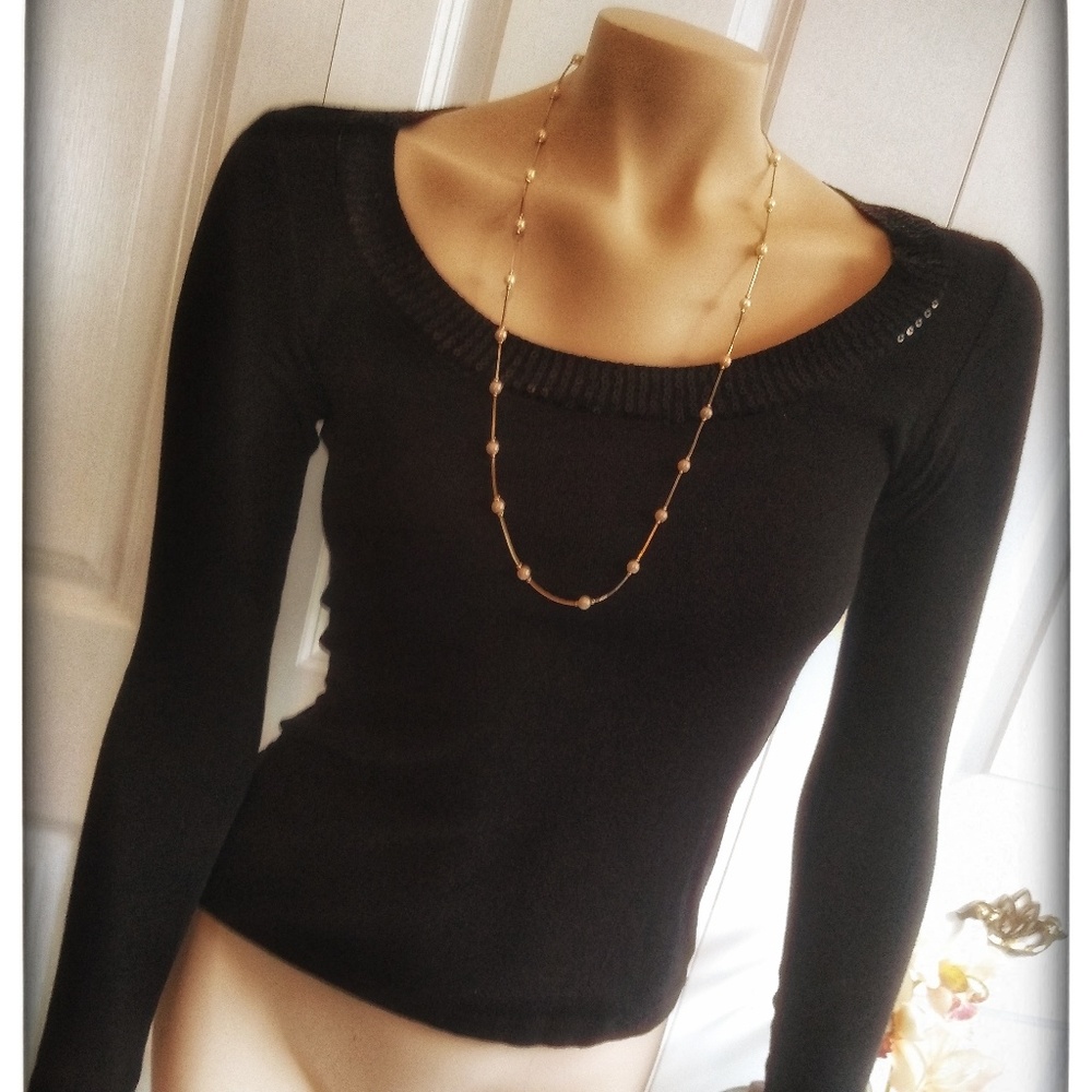 Express Sexy Basic Scoop Neck Tee size XS